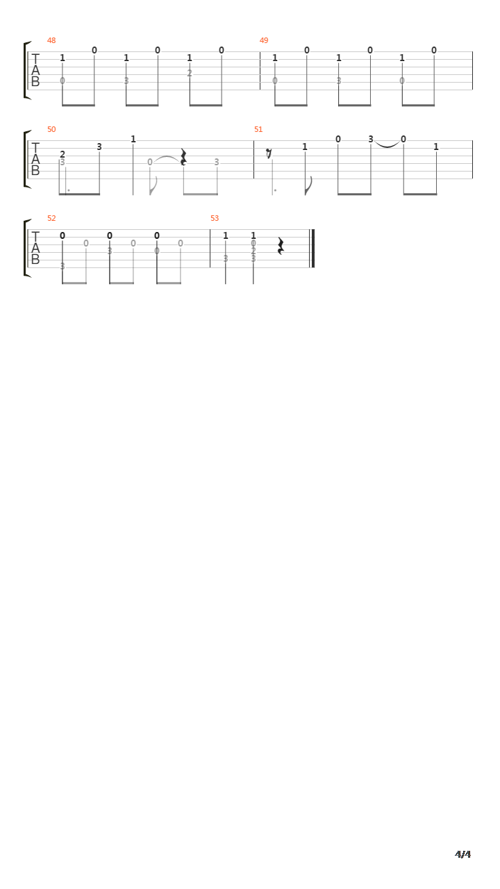 Opus 51 No 5吉他谱