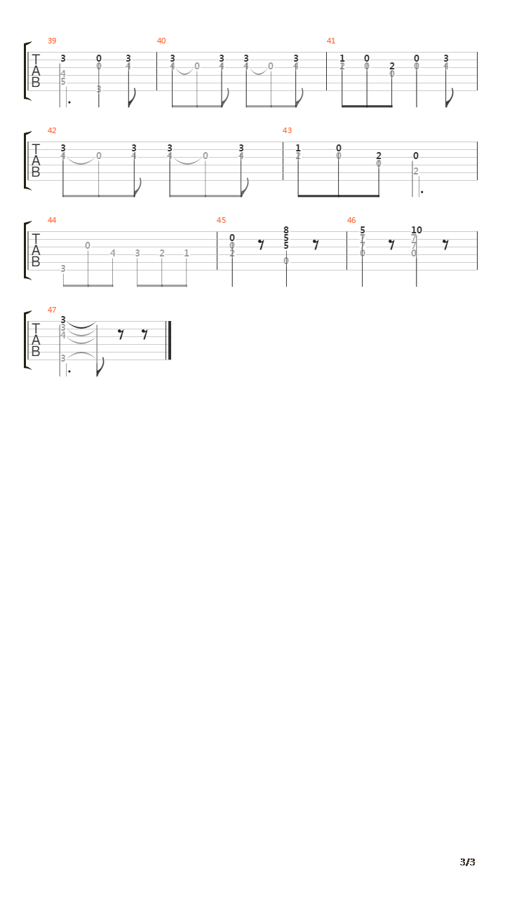 Opus 51 No 9吉他谱