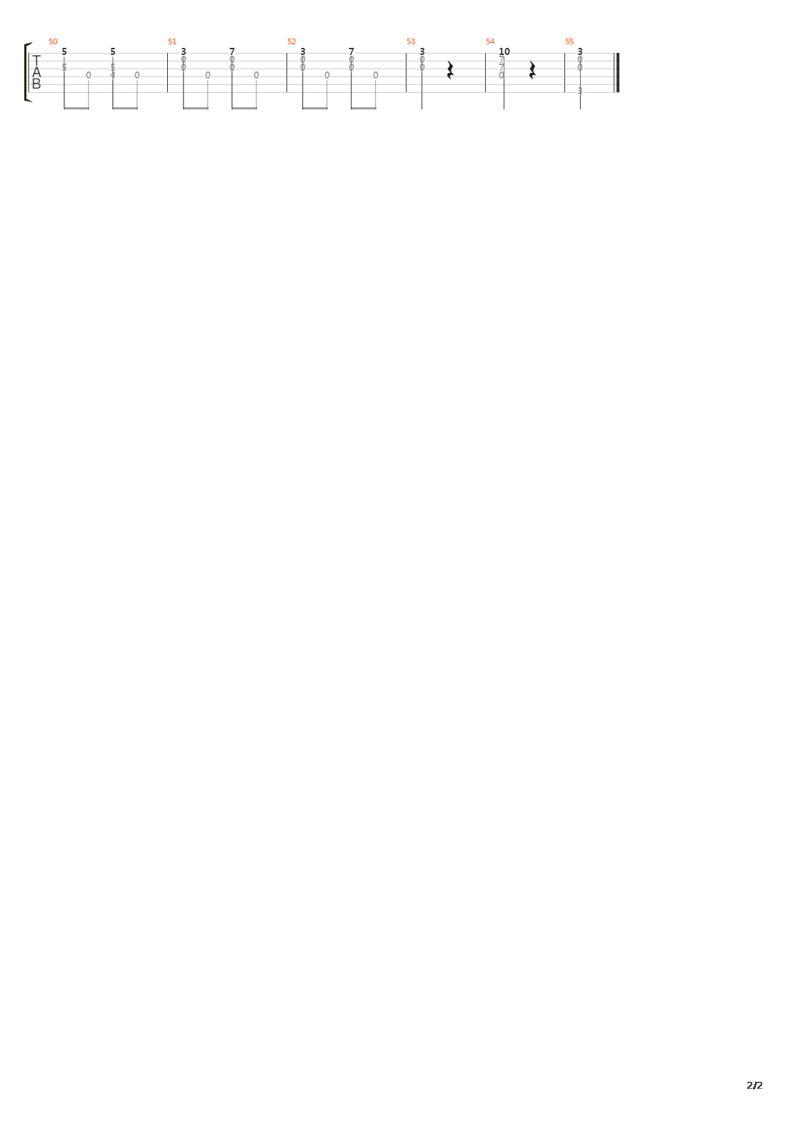 Opus 51 No 11吉他谱