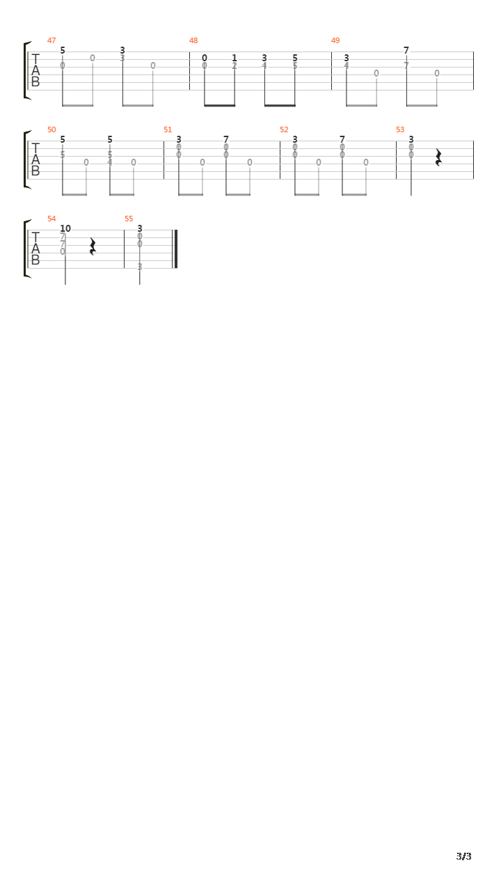 Opus 51 No 11吉他谱