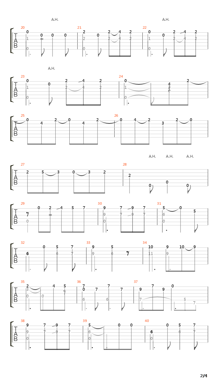 Opus 51 No 13吉他谱