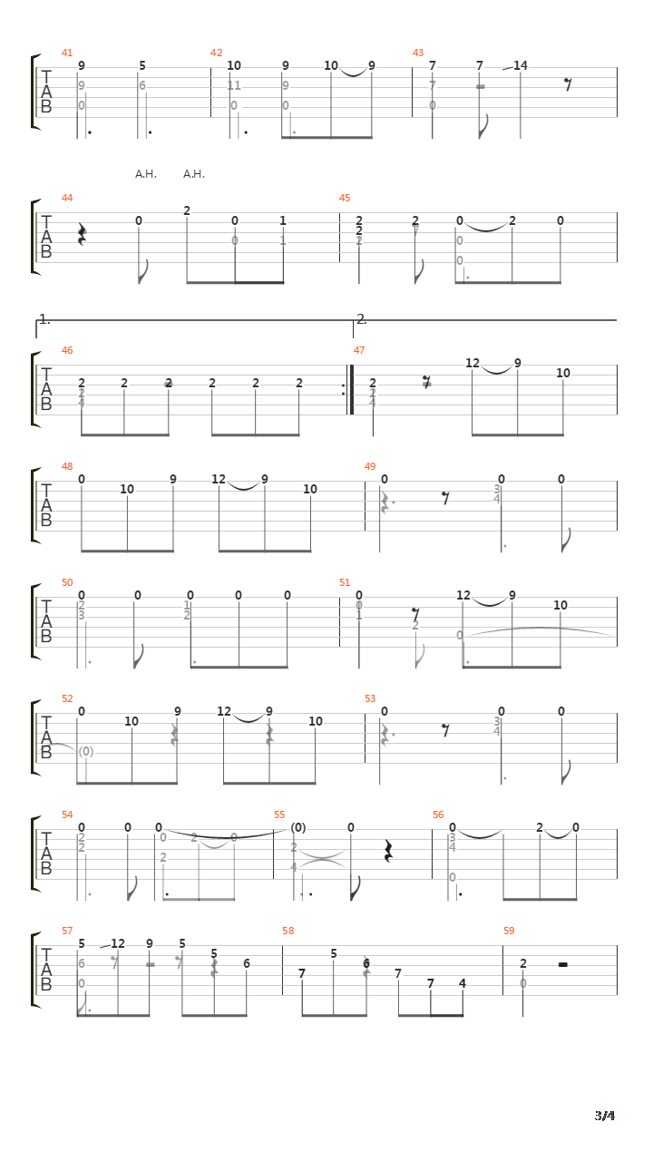 Opus 51 No 13吉他谱