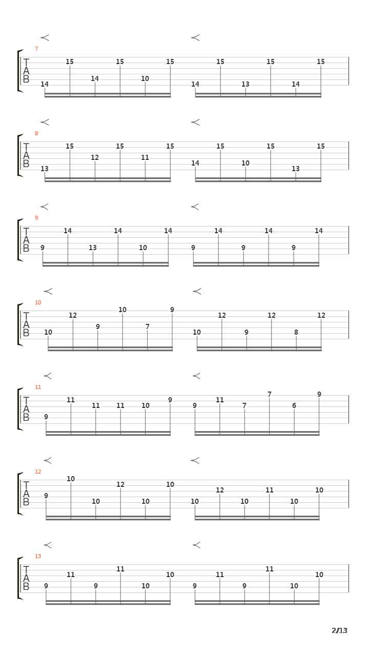 Capricce No 2吉他谱