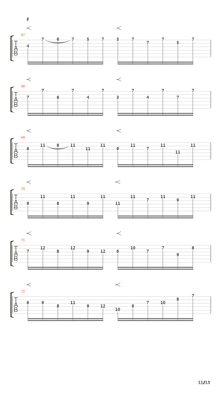 Capricce No 2吉他谱