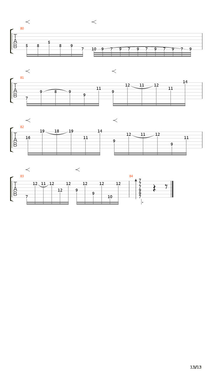 Capricce No 2吉他谱