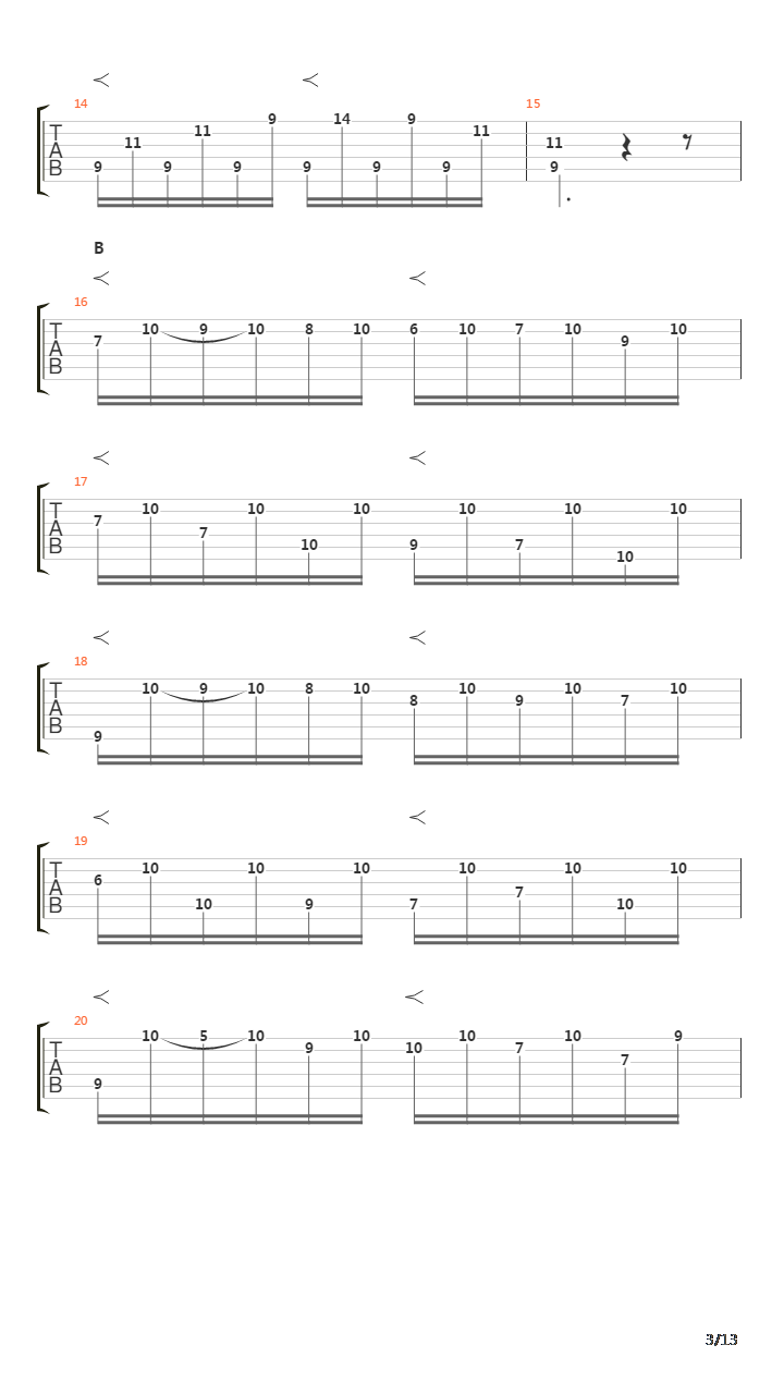 Capricce No 2吉他谱