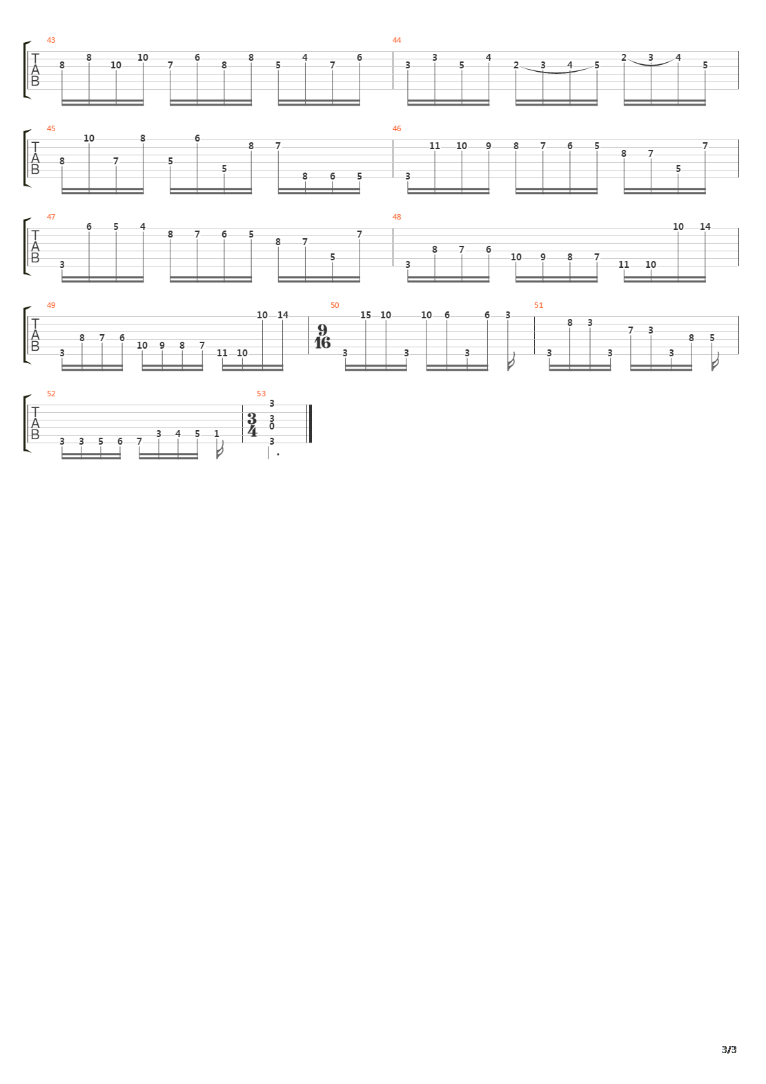 Capriccio No 16 Presto In Sol Minore吉他谱