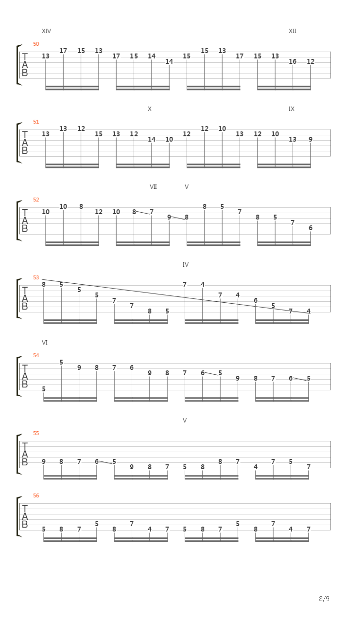 Caprice 5 In A Minor Op_ 1吉他谱