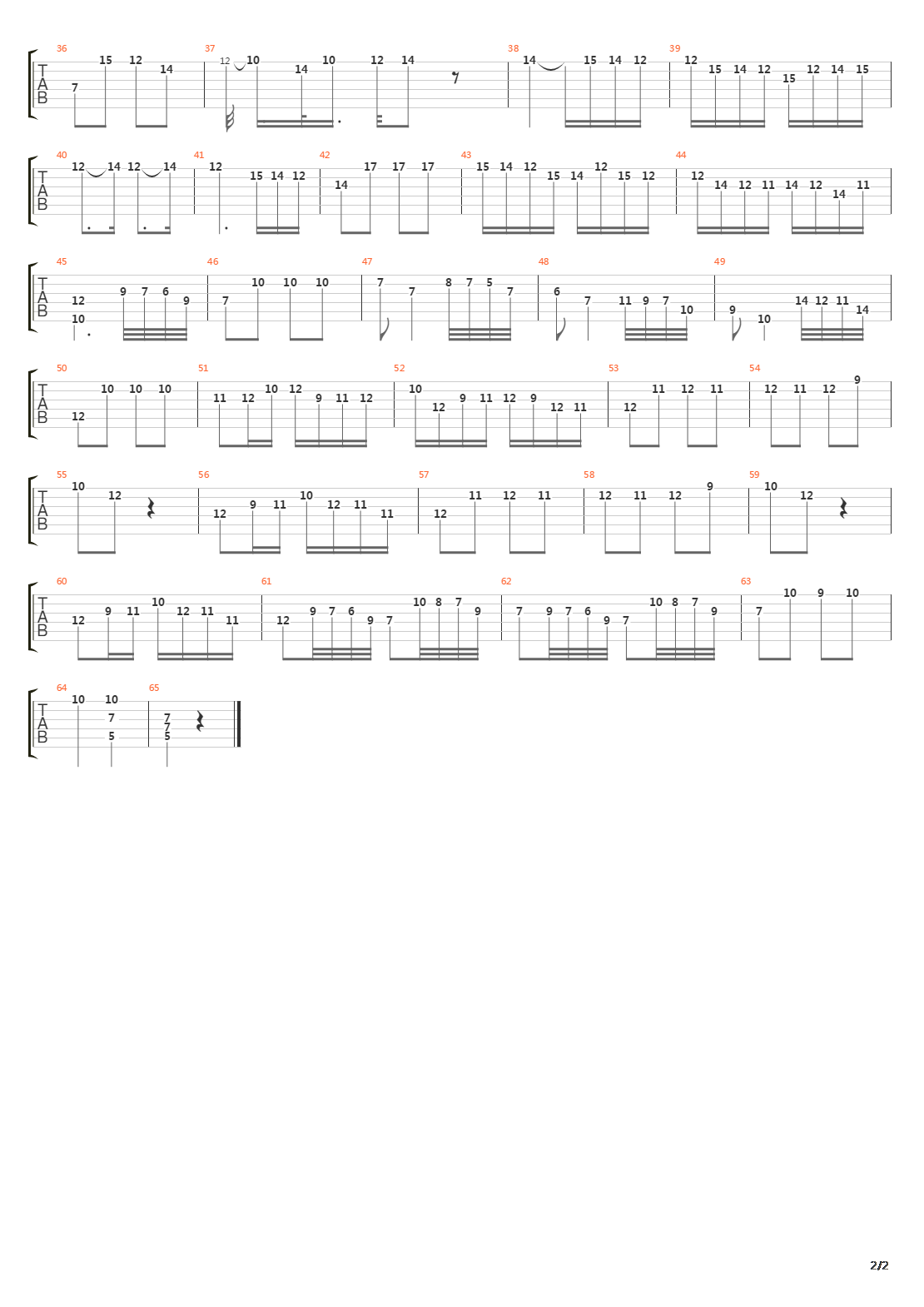 Le Streghe吉他谱