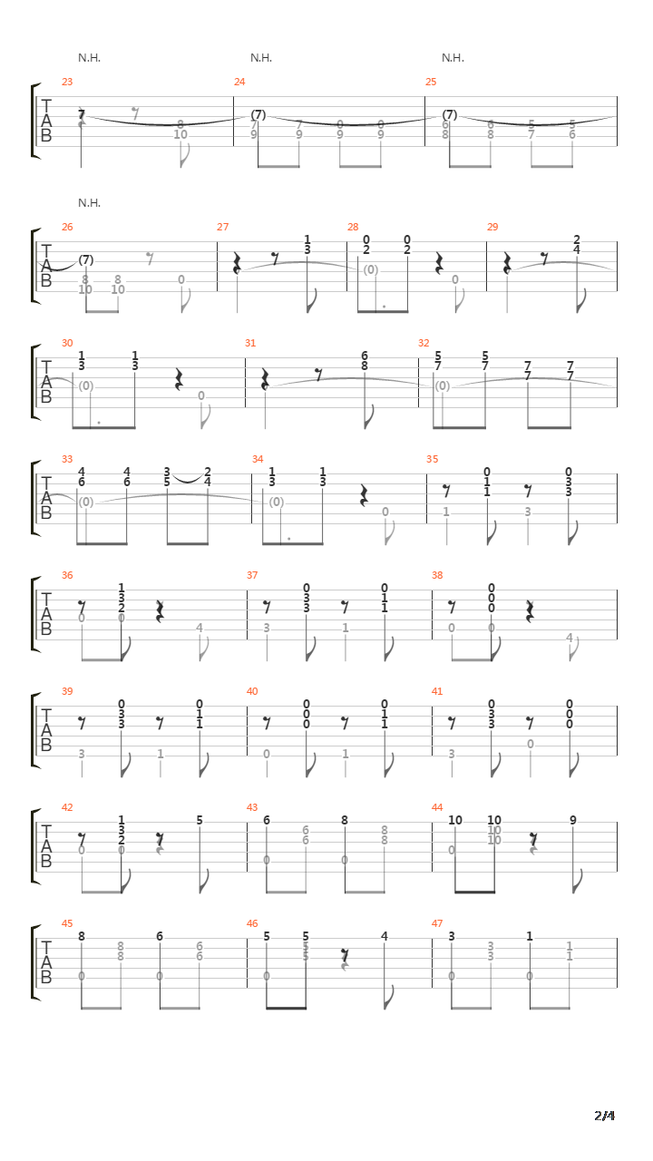 Amphion吉他谱