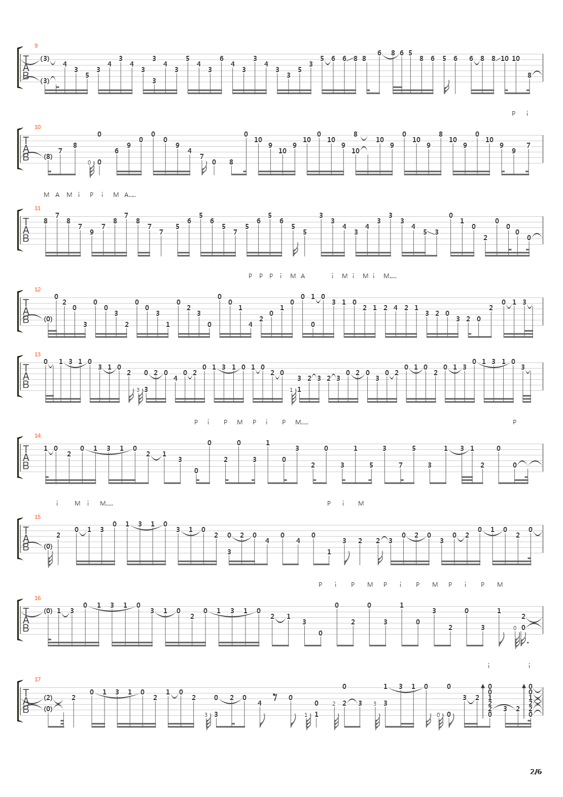 Salobre吉他谱