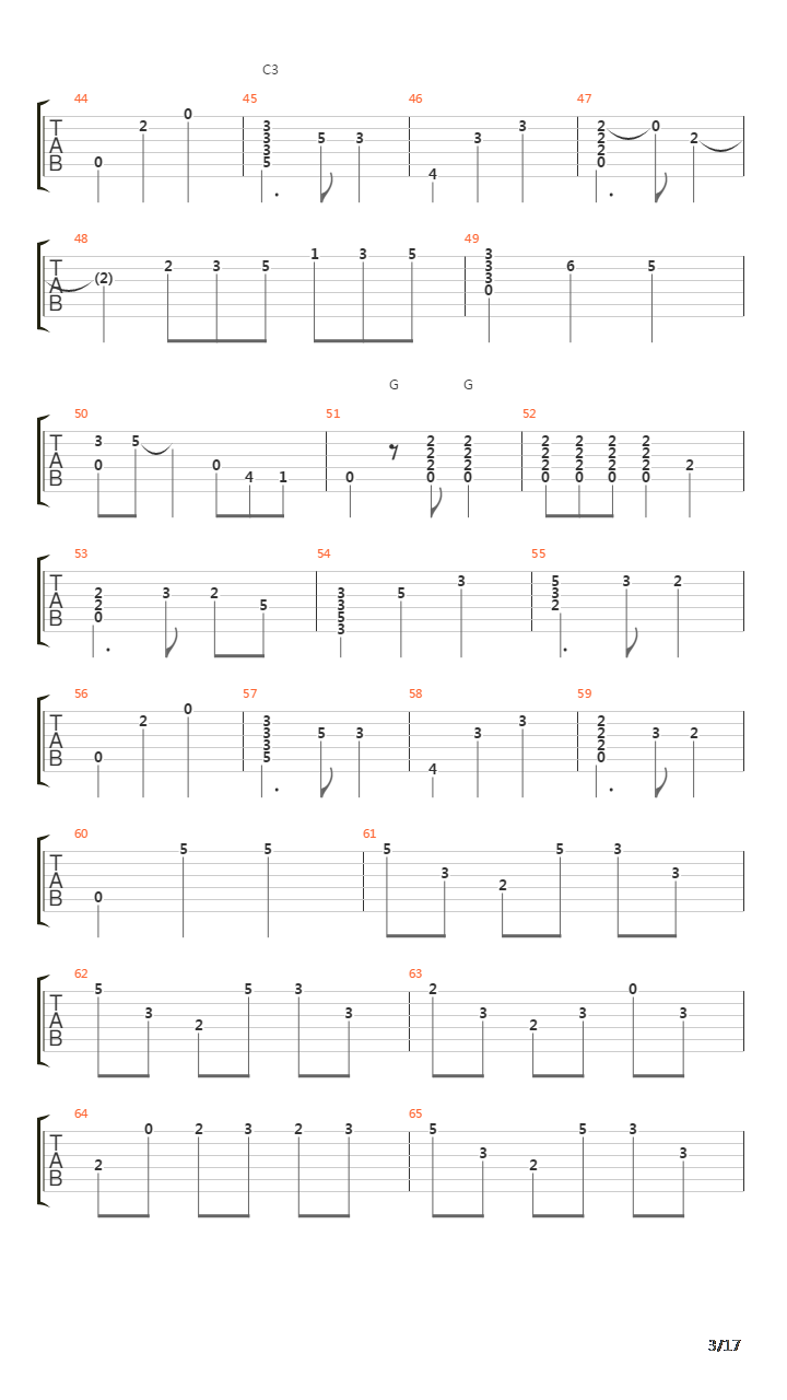 Plazuela吉他谱