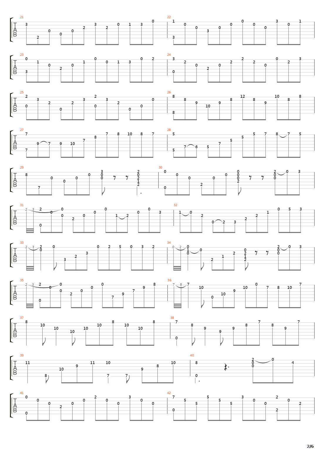 Zapateado吉他谱