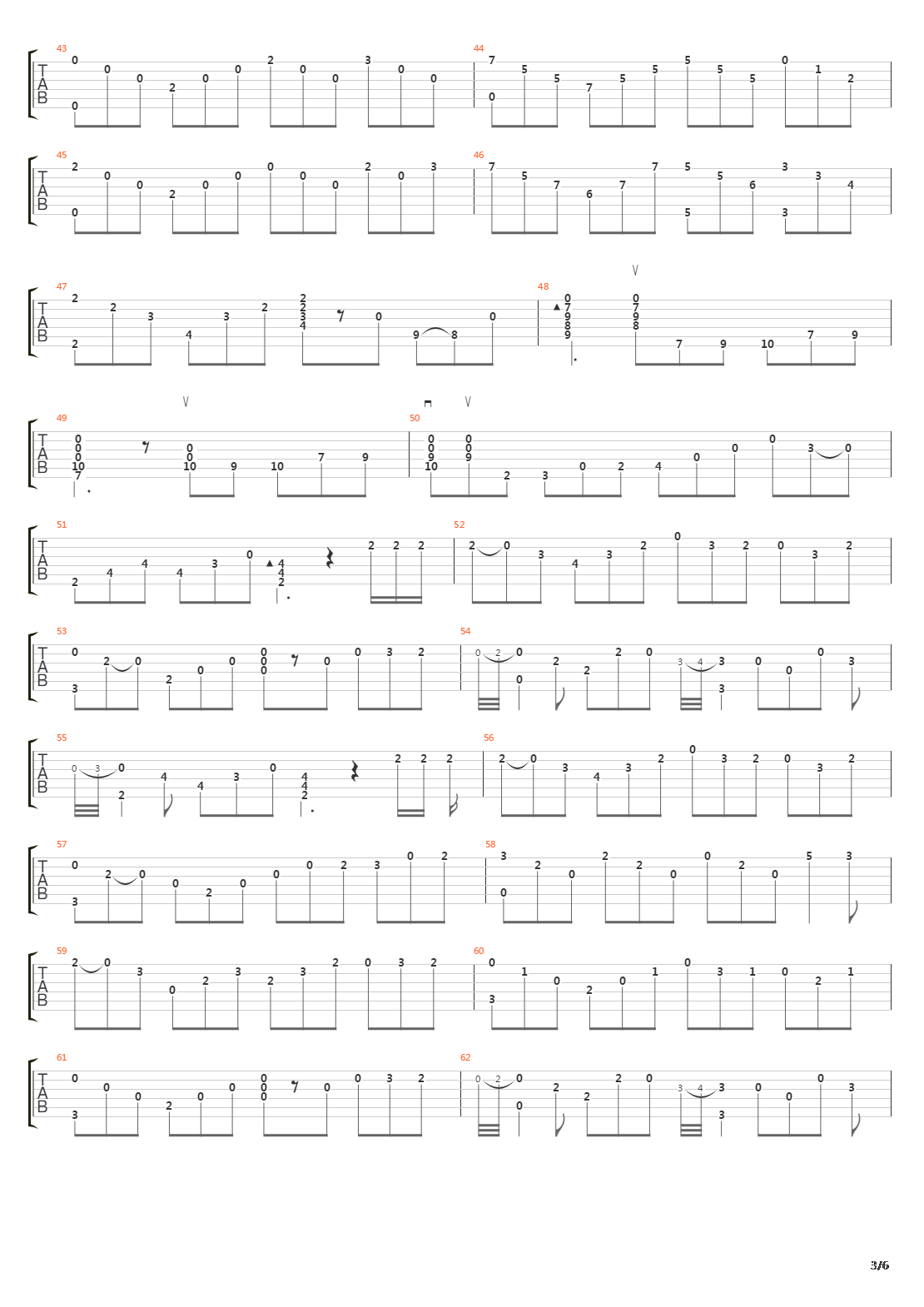 Zapateado吉他谱