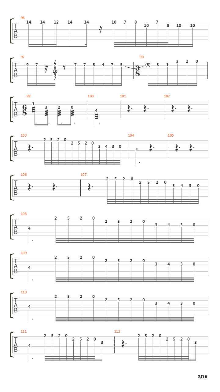 Zyryab吉他谱