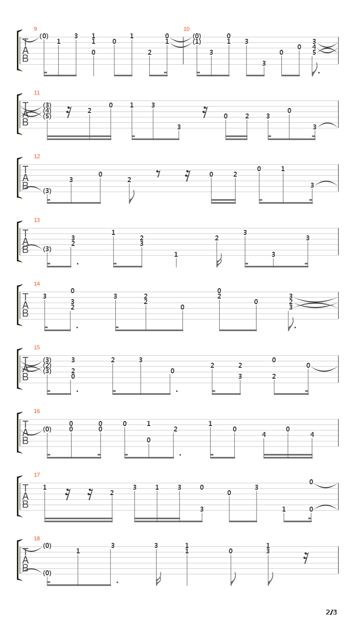 Allemande C1吉他谱