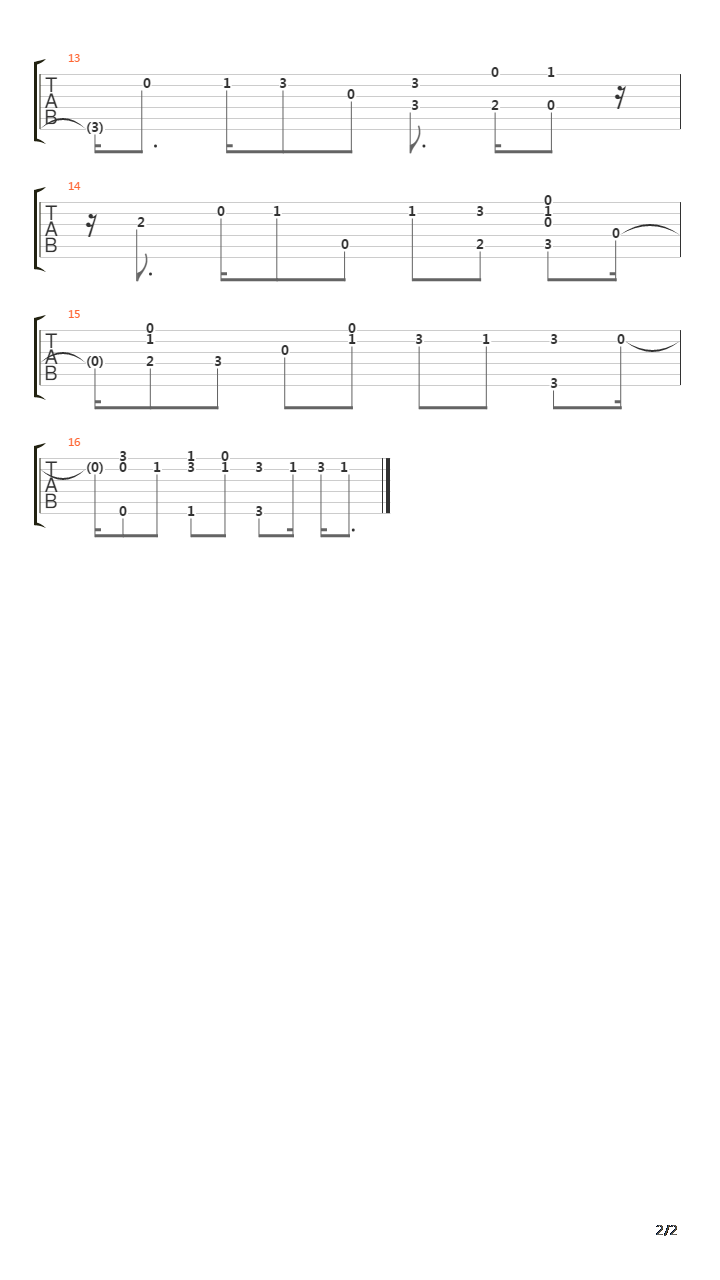 Allemande E1吉他谱