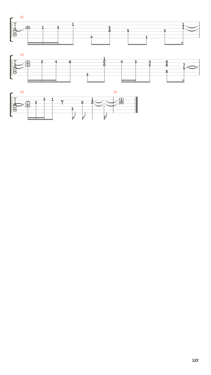 Allemande F1吉他谱