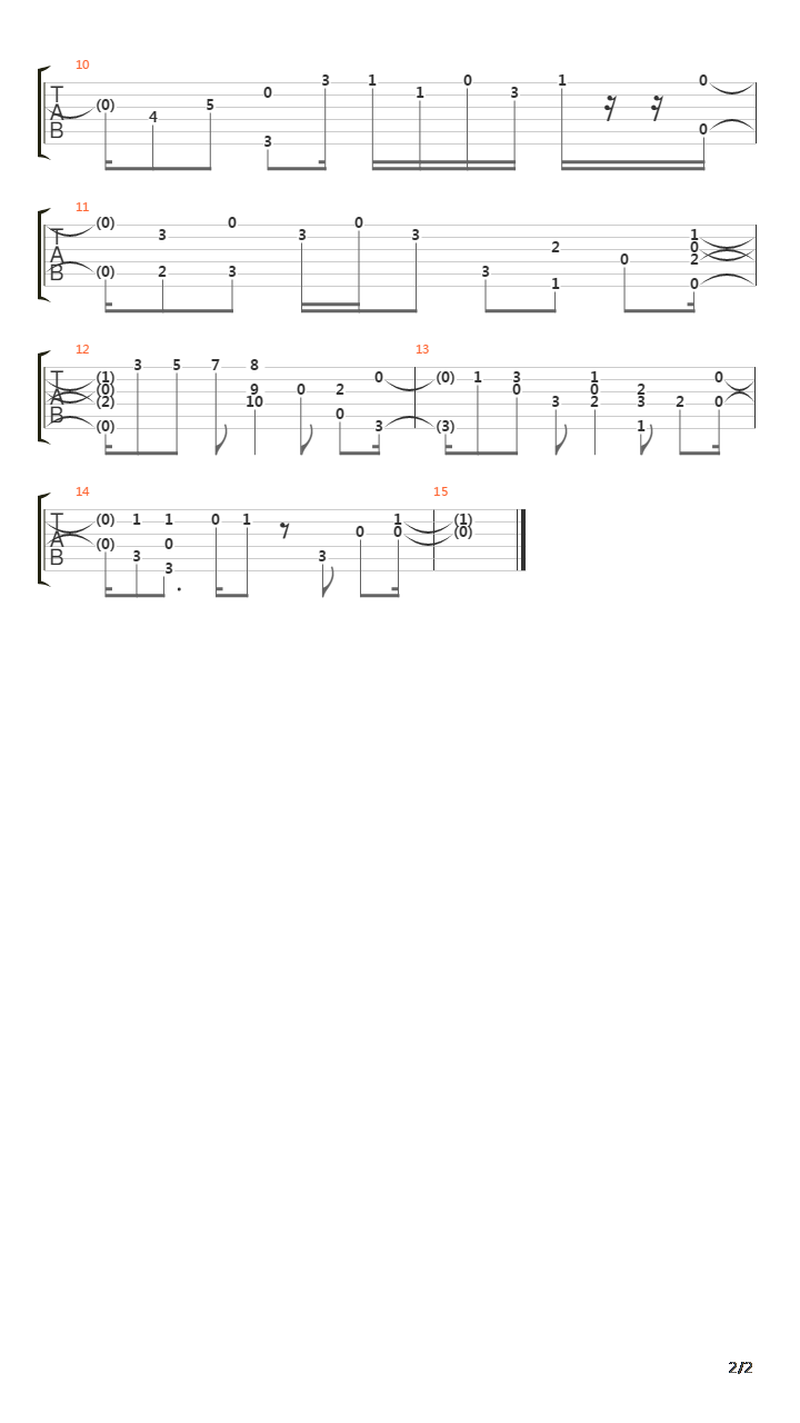 Allemande H1吉他谱