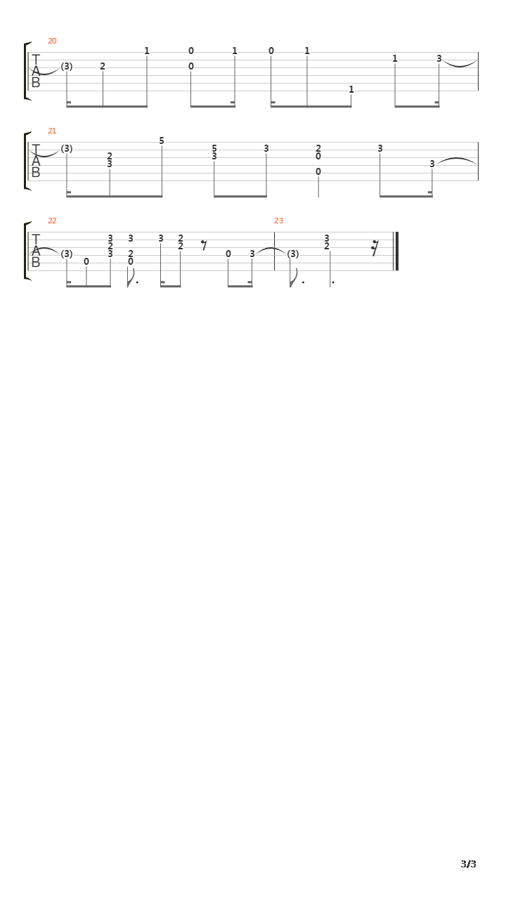 Allemande I1吉他谱