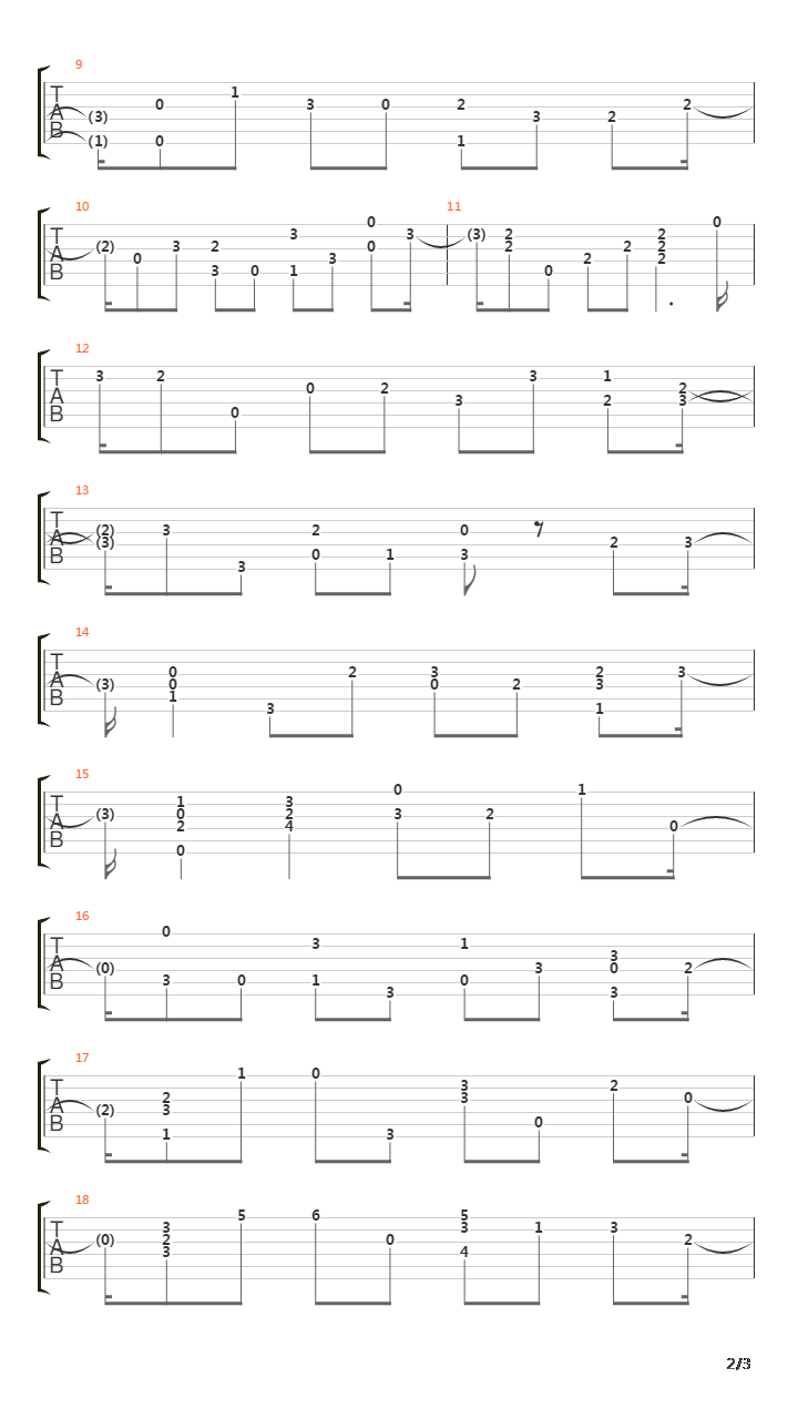 Allemande J1吉他谱