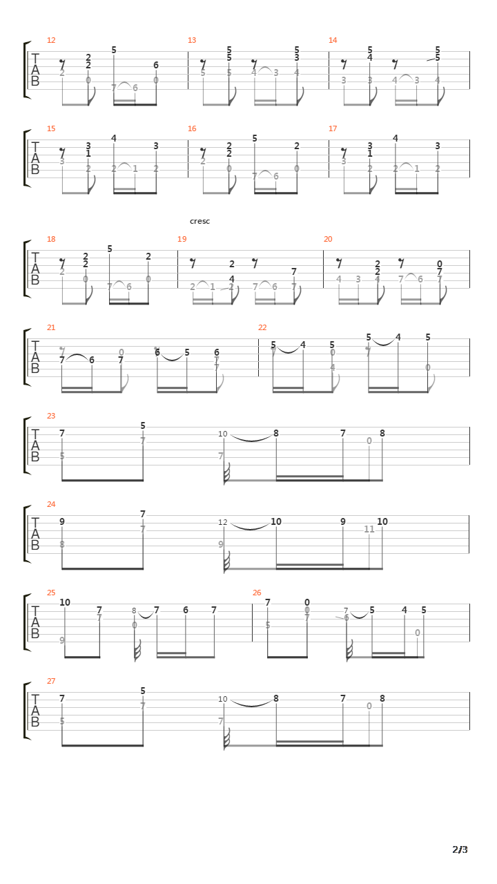 Opus 39 No 14 Polka吉他谱