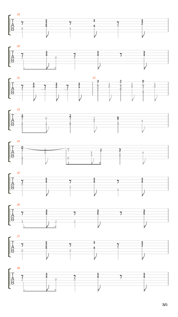 Opus 39 No 21 Sweet Reverie吉他谱