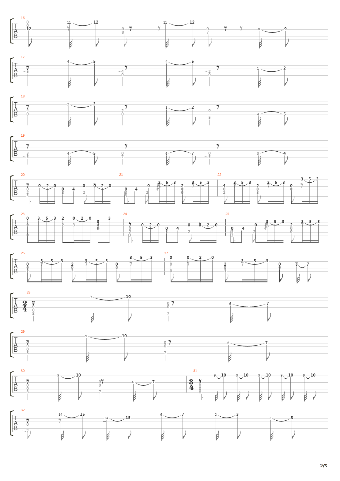 Opus 39 No 22 Song of the Lark吉他谱