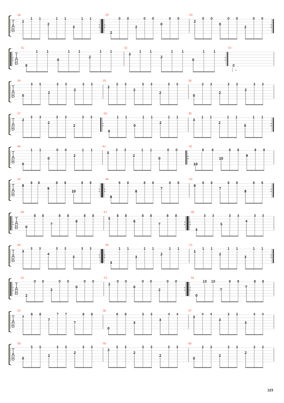 Ejercicio 12吉他谱