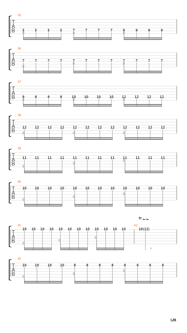 Ejercicio 14吉他谱