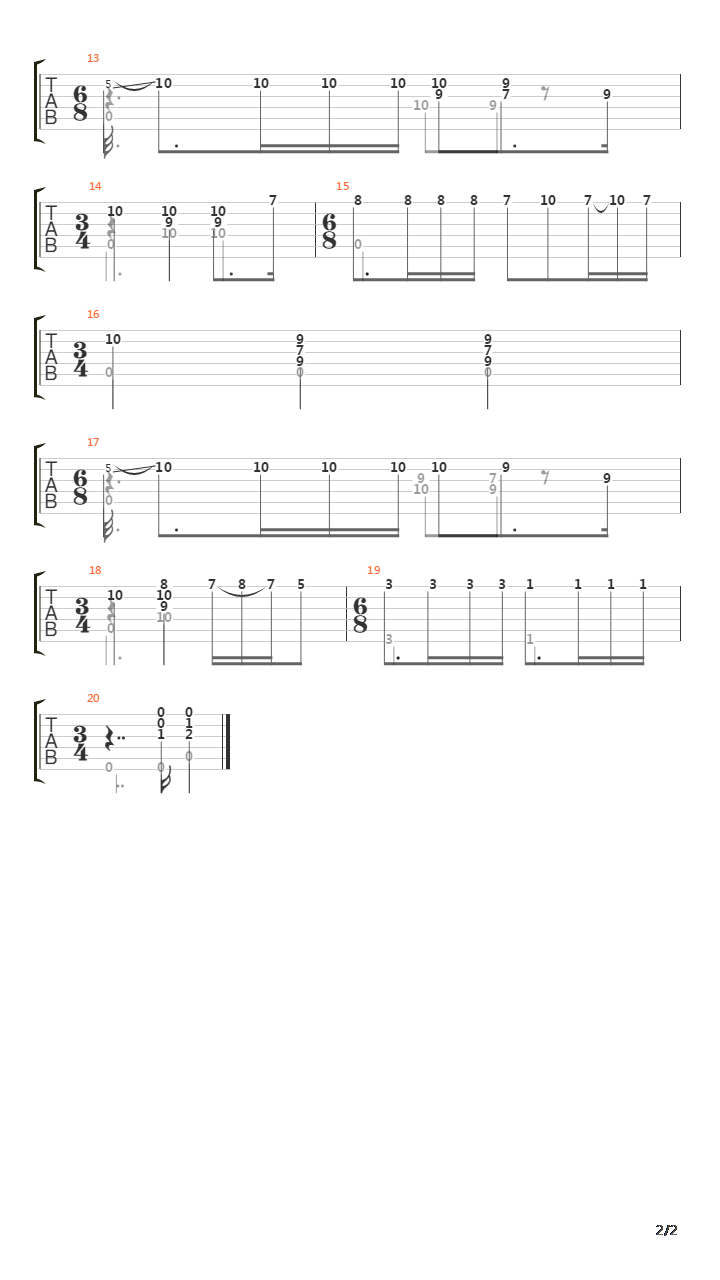 Petenera 2吉他谱