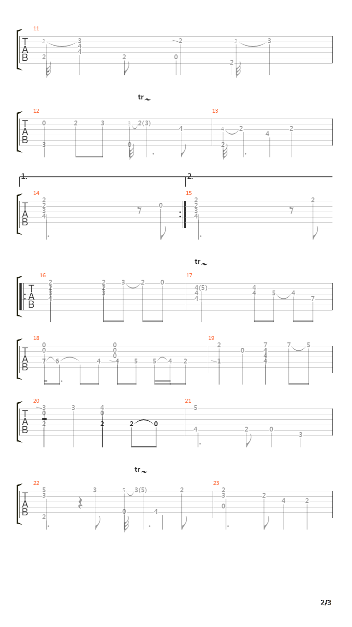 Suite in B Minor (Allemande)吉他谱