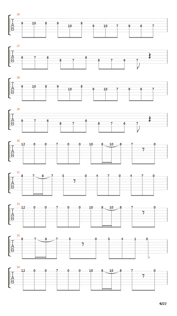 Atman吉他谱