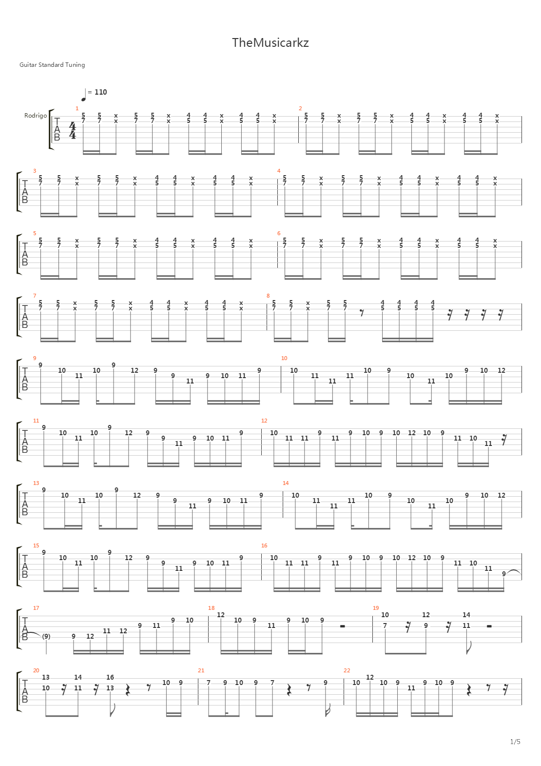 Ixtapa吉他谱