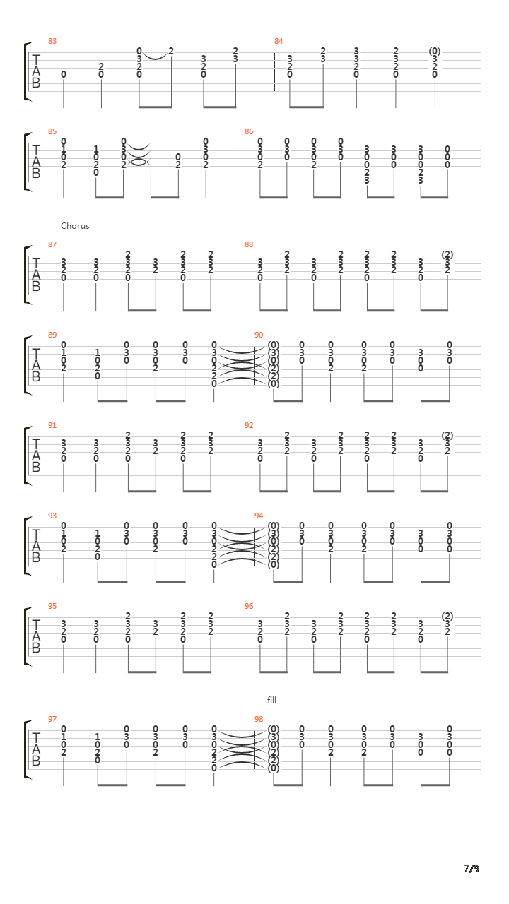 Old Man吉他谱