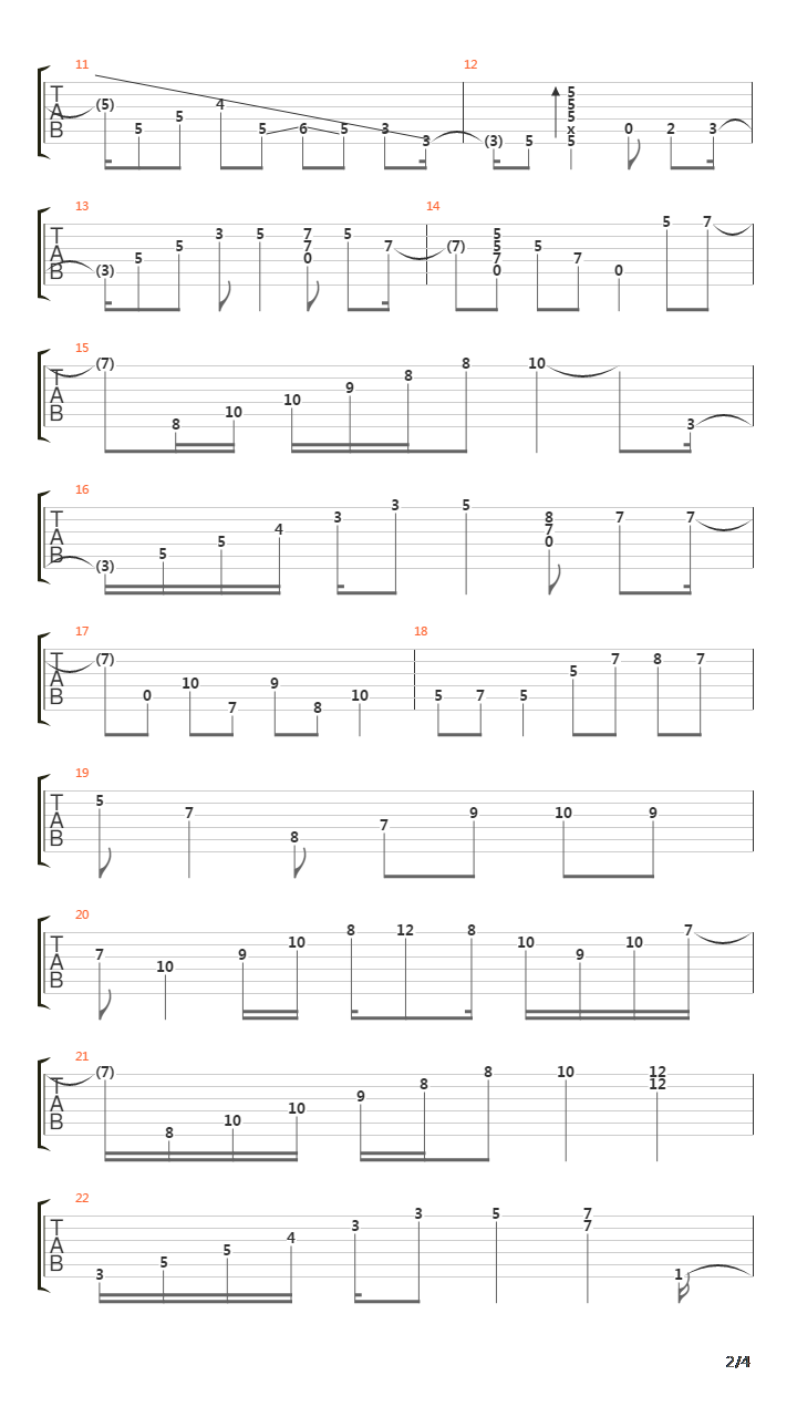 Stairway To Heaven吉他谱