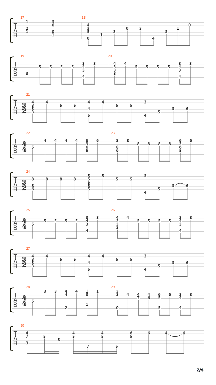 L Hymne A LAmour吉他谱