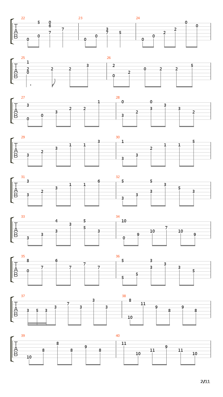 Sa Jeunesse吉他谱