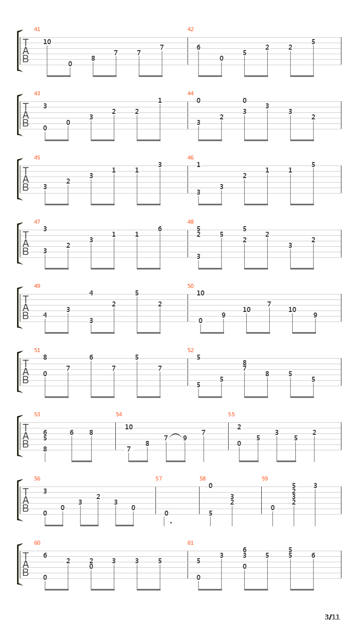 Sa Jeunesse吉他谱