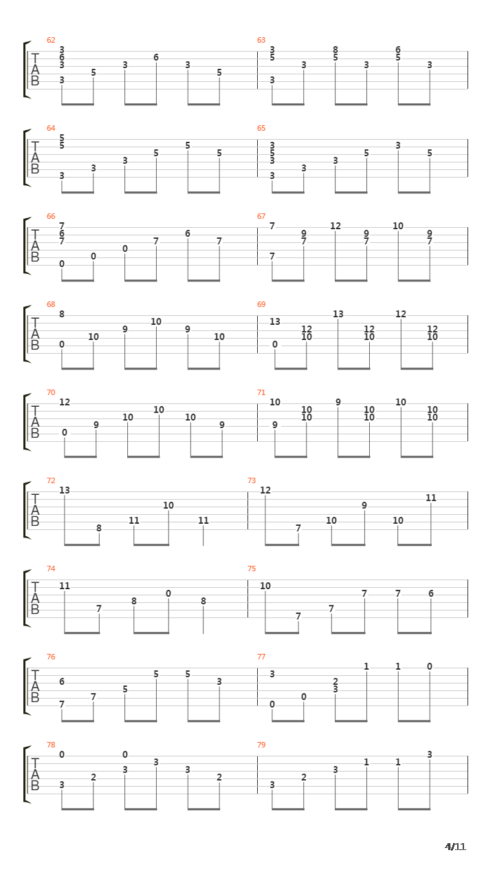 Sa Jeunesse吉他谱