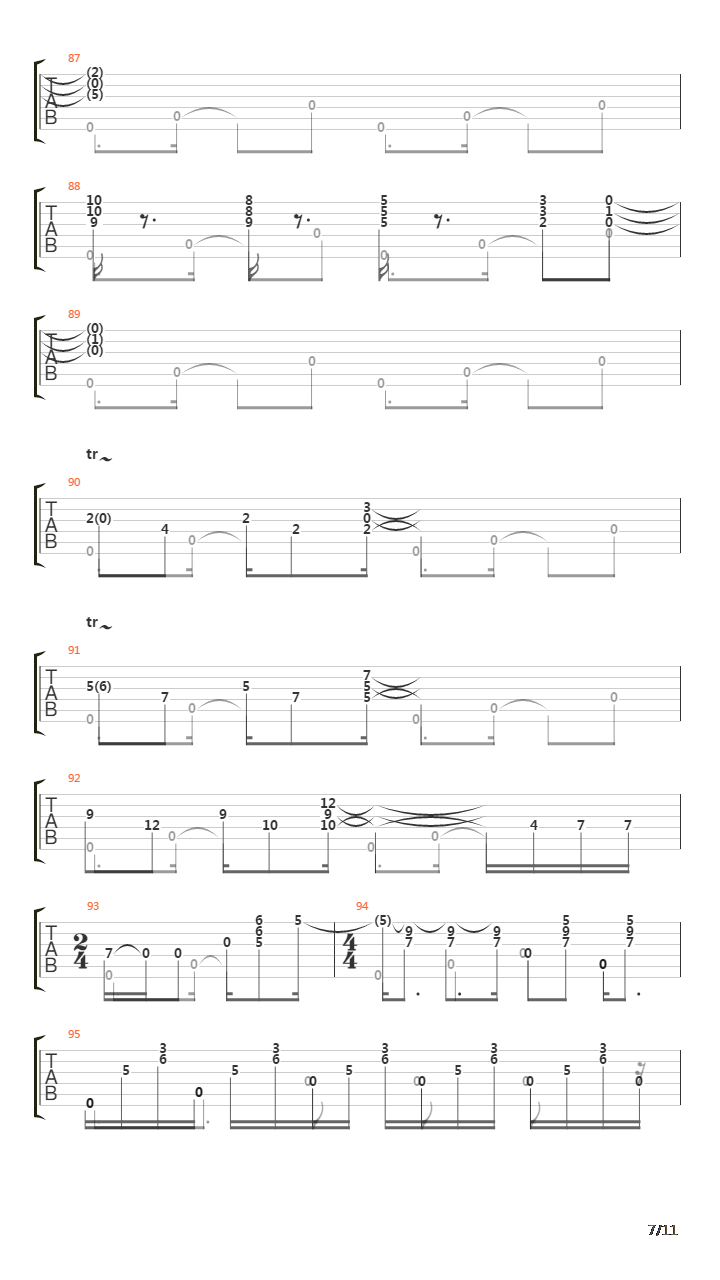 Saudade No 3吉他谱