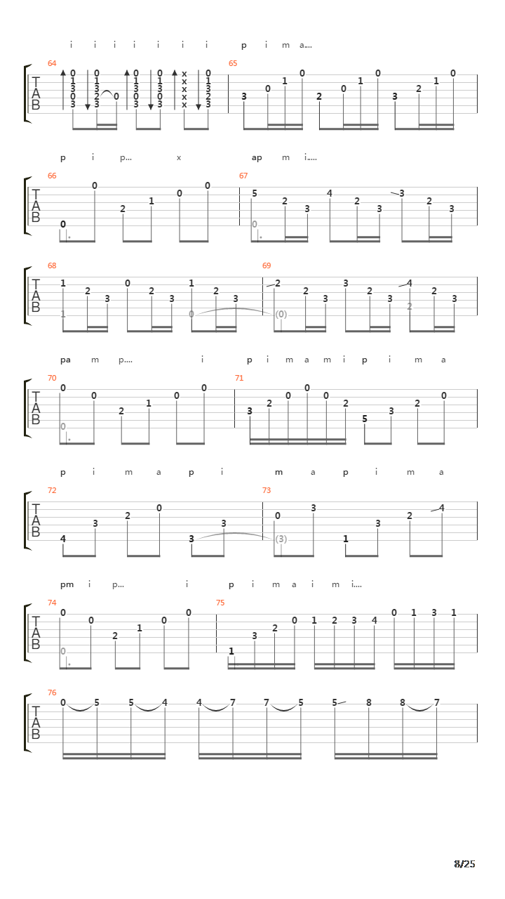 Aires De Puerto Real吉他谱