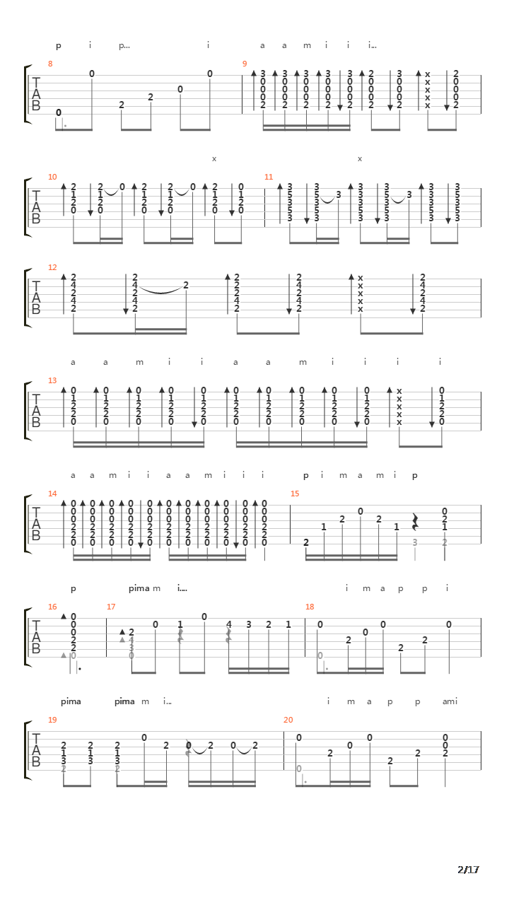 Ole Mi Cadiz吉他谱