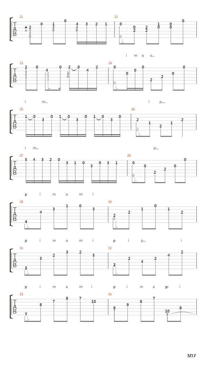 Ole Mi Cadiz吉他谱