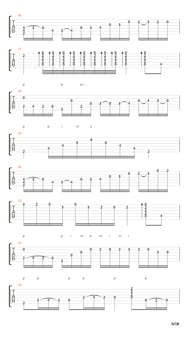 Taranto吉他谱