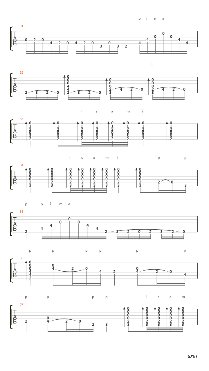 Taranto吉他谱