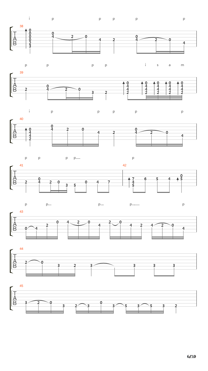 Taranto吉他谱