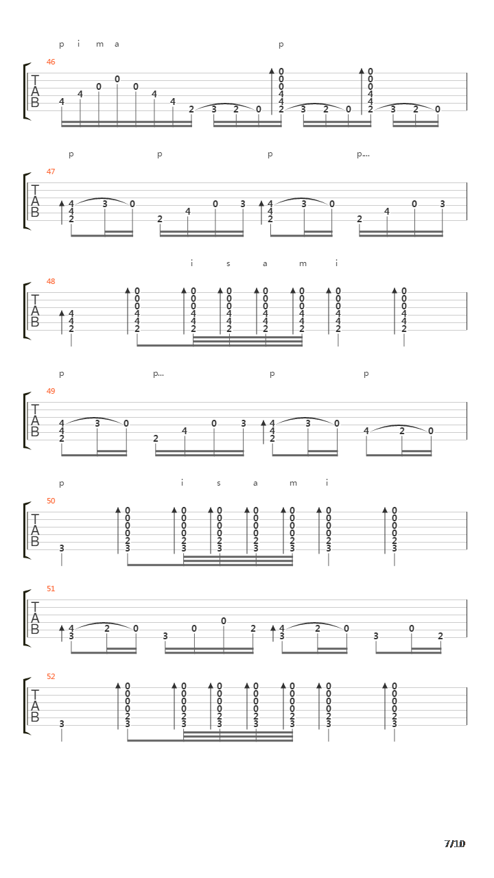 Taranto吉他谱