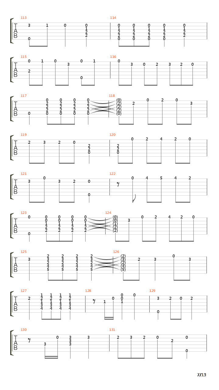 Temas Gitanos吉他谱