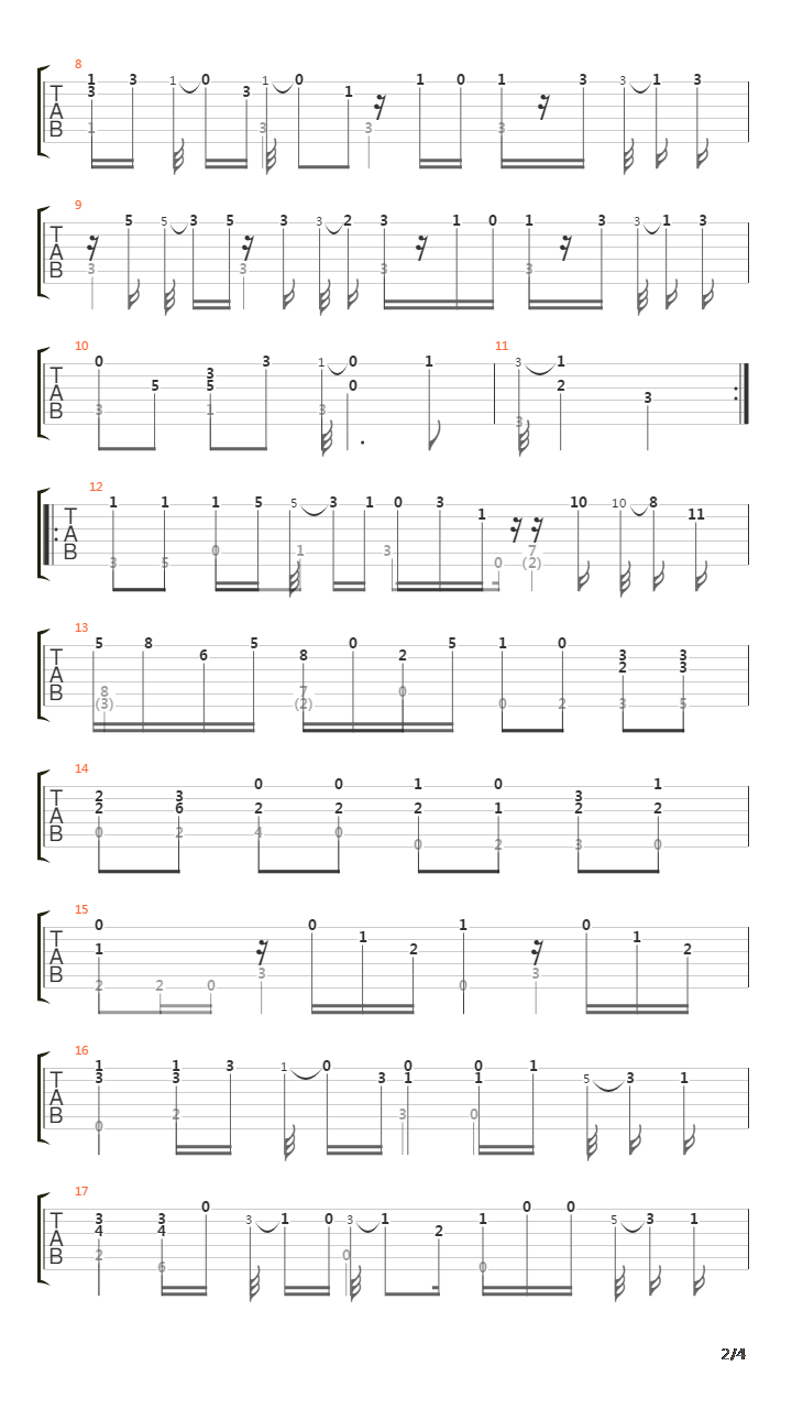 Sonata 1719 in Dm 2 un Poco Andante吉他谱